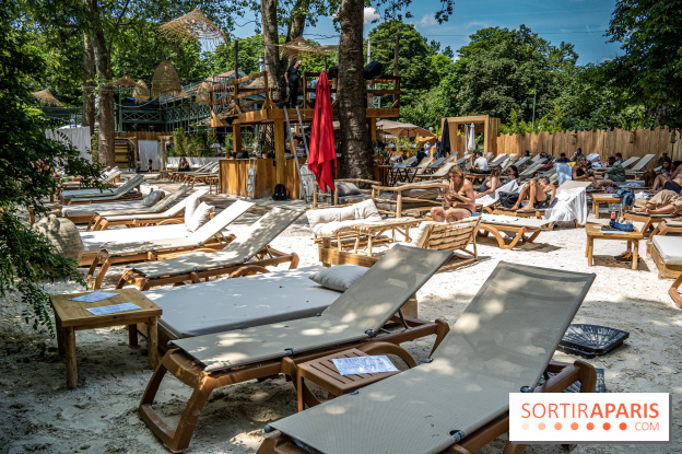 Le Beach Parisienne du Chalet du lac, la plage estivale à Paris