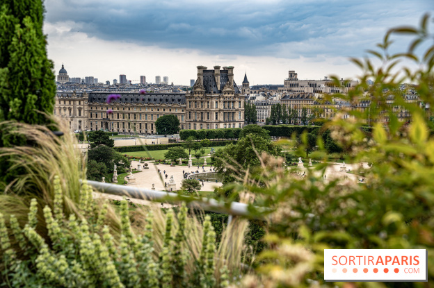 Visuel Paris, vue du Meurice suite Etoile - Jardin des Tuileries