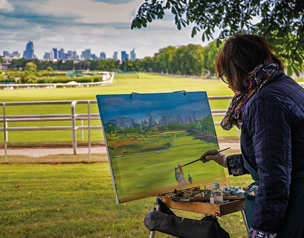 Grand Prix de Saint-Cloud : déjeuner sur l'herbe, concours de peinture et courses hippiques