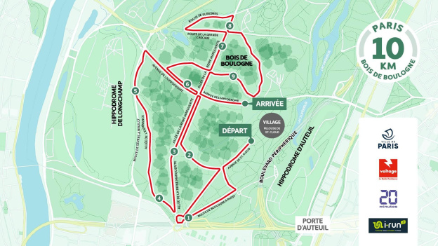 Le 10km du Bois de Boulogne 2023, la course en pleine nature