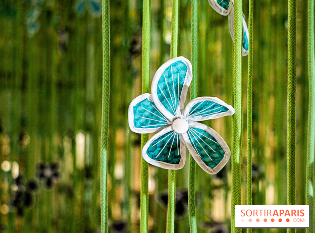 Les fleurs de Thebe Magugu au Bon Marché