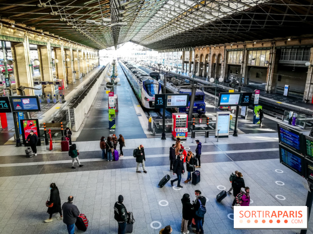 gare du nord sncf train visual news