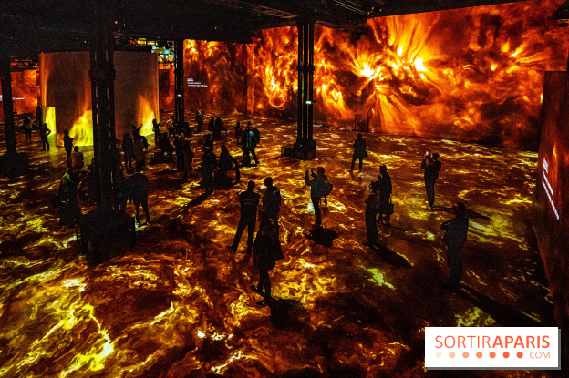 Photos : Destination Cosmos à l'Atelier des Lumières