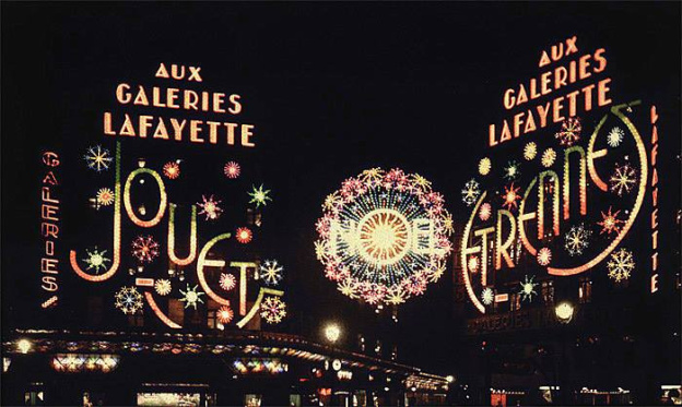 Illuminations de Noël en 1925