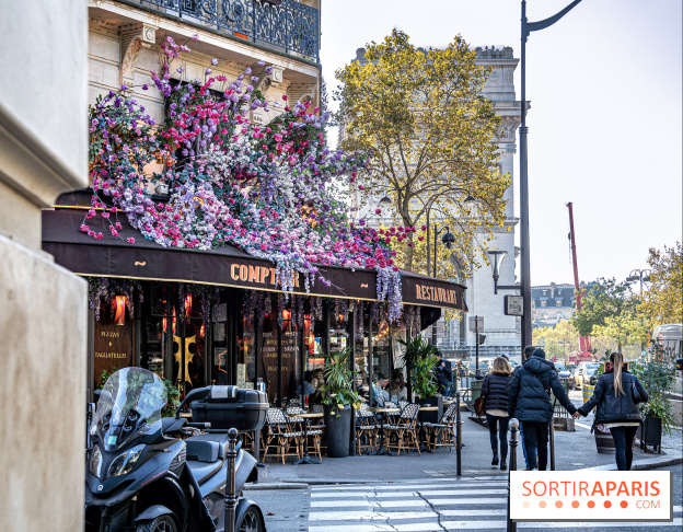 Les cafés fleuris de Paris