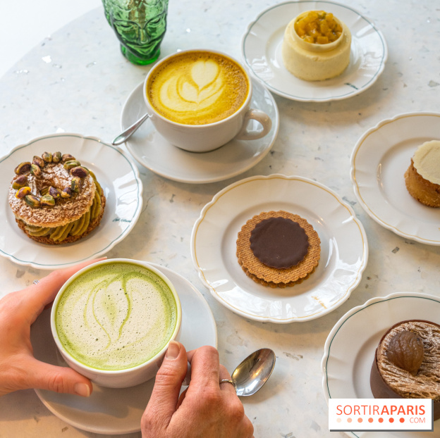 Café Kitsuné Louvre en mode salon de thé et pâtisserie