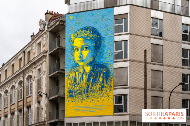 Le monde du street art se mobilise pour l'Ukraine à Paris, les photos