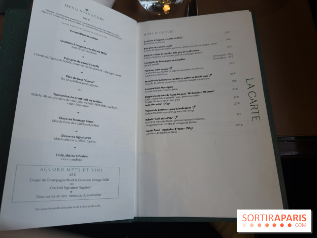 Photos : le Café de la Paix, carte et restaurant