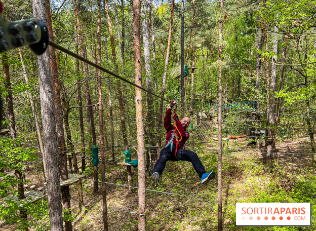 Aventure Floreval, l'accrobranche canon aux portes de Paris