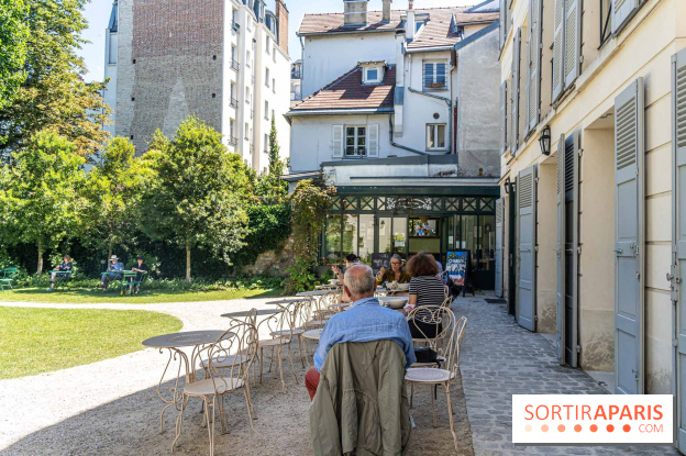Le Café Renoir au sein du Jardin Renoir du Musée Montmartre 2022