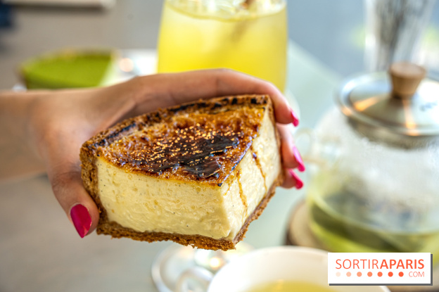 Pâtisserie Pages Blanches, flan crème brûlée