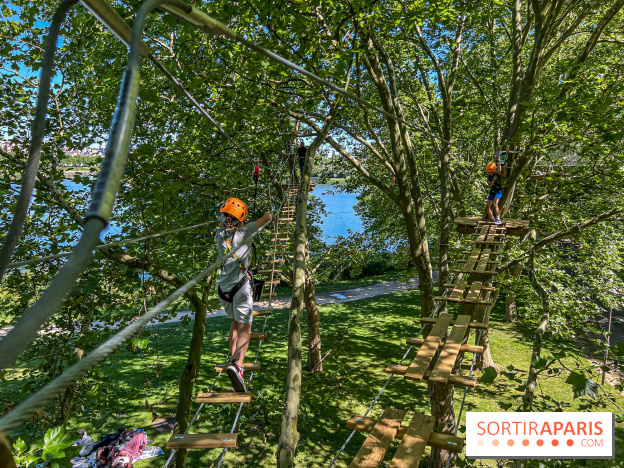 Accrocamp Créteil, les photos de l'accrobranche 