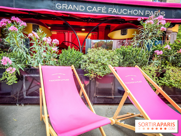 Fauchon La Plage : des glaces et des thés glacés à déguster sur un transat à la Madeleine