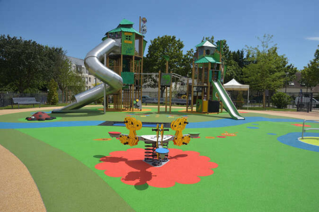 Le parc Olympe de Gouges, jardin dédié à la détente et aux loisirs sportifs à Goussainville (95)