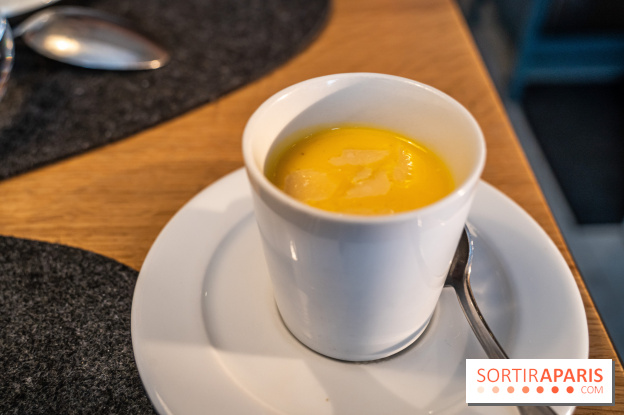 Pianovins restaurant Paris 11e - velouté de butternut