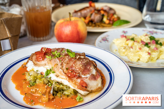 Bombarde restaurant méditerranéen et festif à Montmartre - cabillaud - pancetta - fondu de poireaux