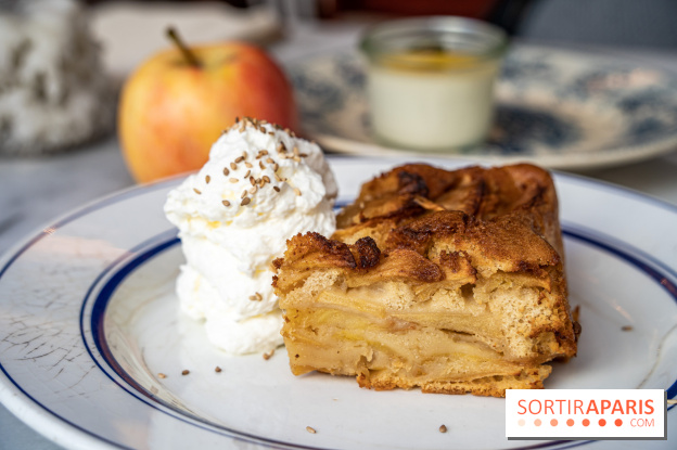 Bombarde restaurant méditerranéen et festif à Montmartre - gâteau aux pommes