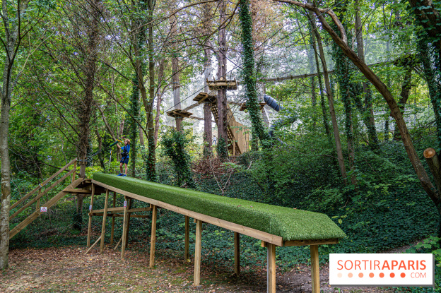 Accrocamp Poissy, le nouvel accrobranche au parc du château de Villiers