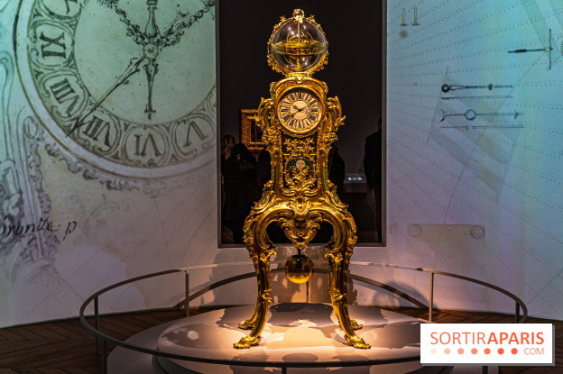 Exposition Louis XV - Château de Versailles - pendule de passemant - pendule astronomique