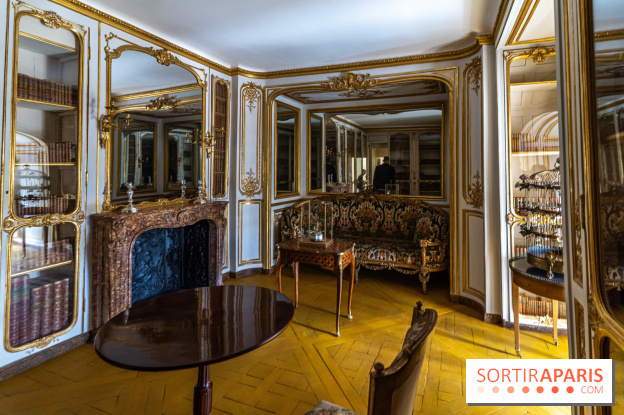 Les appartements de Madame Du Barry restaurés au Château de Versailles - bibliothèque
