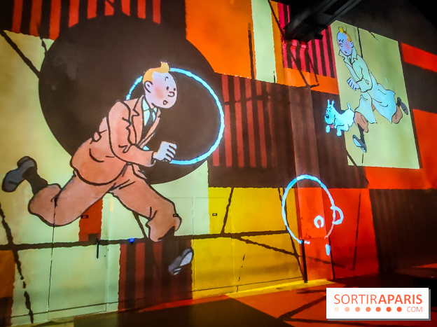 Tintin, l'aventure immersive à l'Atelier des Lumières : l'exposition insolite à vivre - nos photos