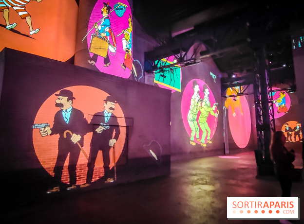 Tintin, l'aventure immersive à l'Atelier des Lumières : l'exposition insolite à vivre - nos photos