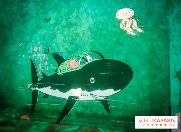 Tintin, l'aventure immersive à l'Atelier des Lumières : l'exposition insolite à vivre - nos photos