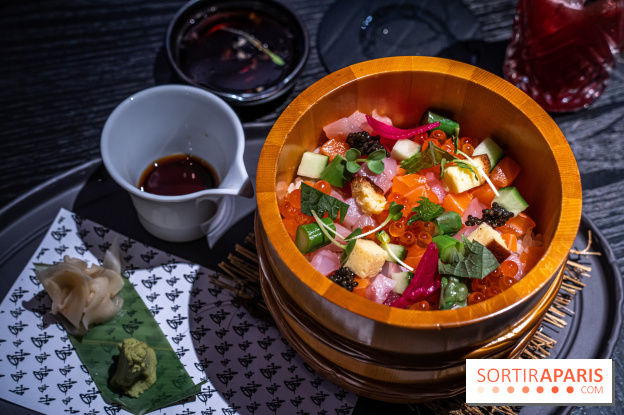 Akira Back - déjeuner en 45 mn - shirashi