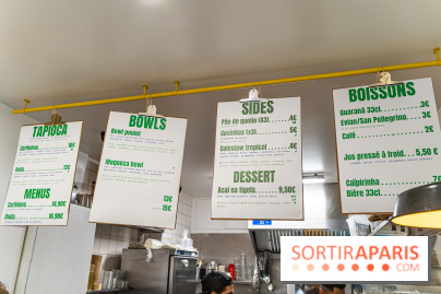 Onda, le restaurant Brésilen de tapiocas, crêpe de manioc - menu - carte