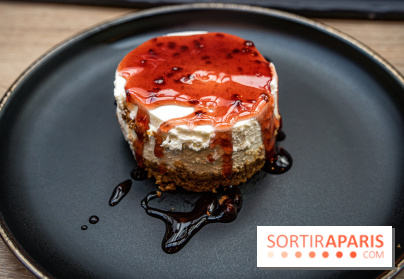 La Vela, le restaurant italien - méditerranéen de Boulogne - cheesecake fruits rouges