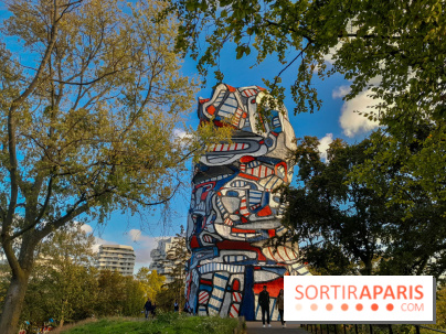 Issy - parc de l'île Saint Germain et Tour aux figures 