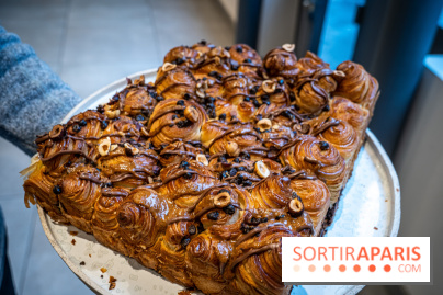 Boulangerie artisanale MieMie, levain et farines anciennes Paris 11e - le méga croissant cake