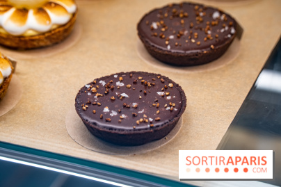 Boulangerie artisanale MieMie, levain et farines anciennes Paris 11e - tarte chocolat sarrasin