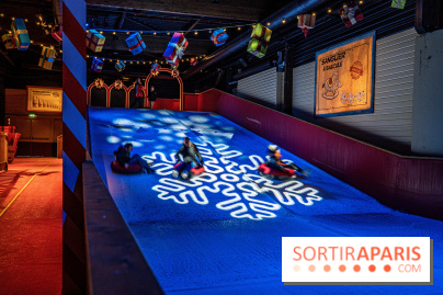 Noël Parc Astérix 2022, les animations - luge