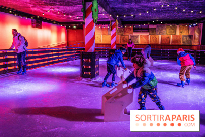 Noël Parc Astérix 2022, les animations - patinoire enfant