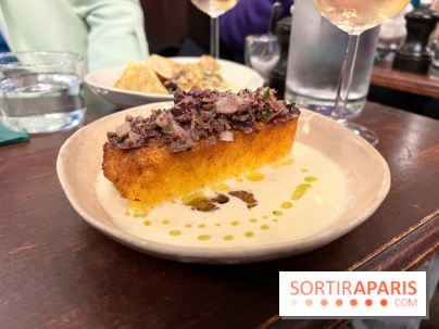 Le Cyrano - Polenta croustillante et olives