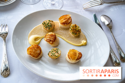 Grande Cascade restaurant 16e - Bois de Boulogne - noix de coquille saint-jaques