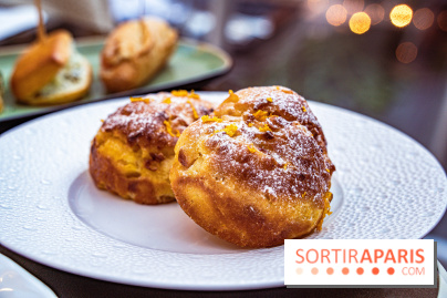 Le tea Time du Joy à l'Hôtel Fouquet's Paris par Anthony Coquereau - brioche de Noël