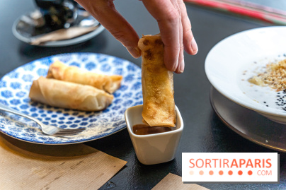 Entre 2 Rives restaurant vietnamien - nem banane chocolat