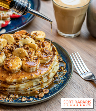 Parenthèse Brunch, le nouveau brunch pas cher et gourmand Paris 10e -  pancake banane