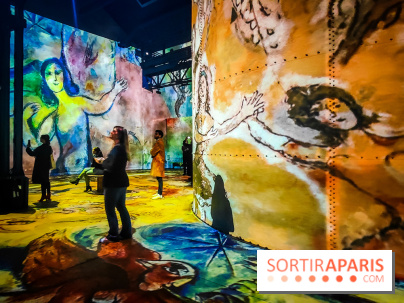 Chagall, Paris-New York, l'exposition immersive inédite de l'Atelier des Lumières - photos - IMG20230216095738