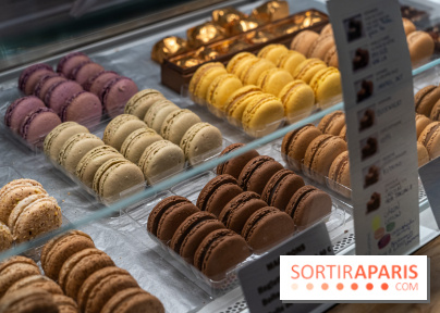 Chocolats chauds de Une Glace à Paris -  macarons glacés