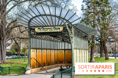Le dernier édicule de type B d'Hector Guimard - Métro Porte Dauphine