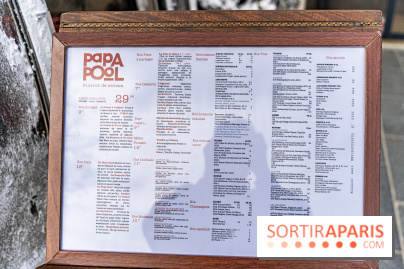 Papa Pool, le restaurant d'Arnaud Delvenne et Stéphane Rotenberg à Clamart - menu - carte