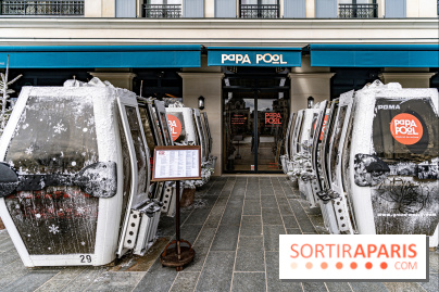 Papa Pool, le restaurant d'Arnaud Delvenne et Stéphane Rotenberg à Clamart - cabanes ski