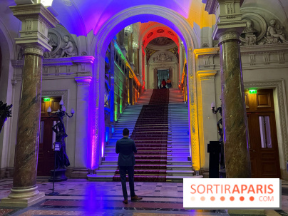 Nuit des Fiertés - Visuel Hôtel de Ville intérieur LGBTQIA+