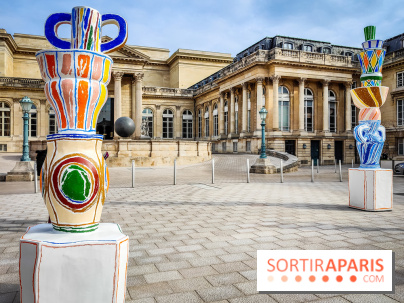 Exposition à l'Assemblée nationale : Alexandre Benjamin Navet décore la cour du Palais Bourbon
