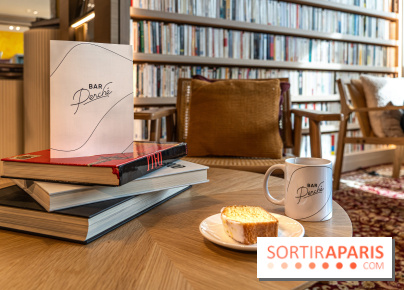 Bar Perché, café littéraire - terrasse du Printemps Haussmann  -  A7C6683