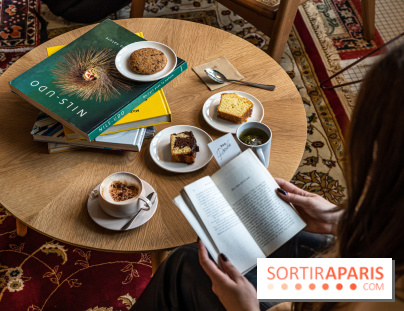 Bar Perché, café littéraire - terrasse du Printemps Haussmann  -  A7C6674