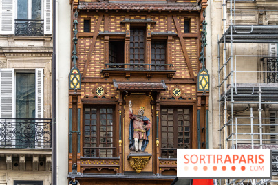 Façade alsacienne classée à Paris - McDo Saint-Lazare -  A7C6685